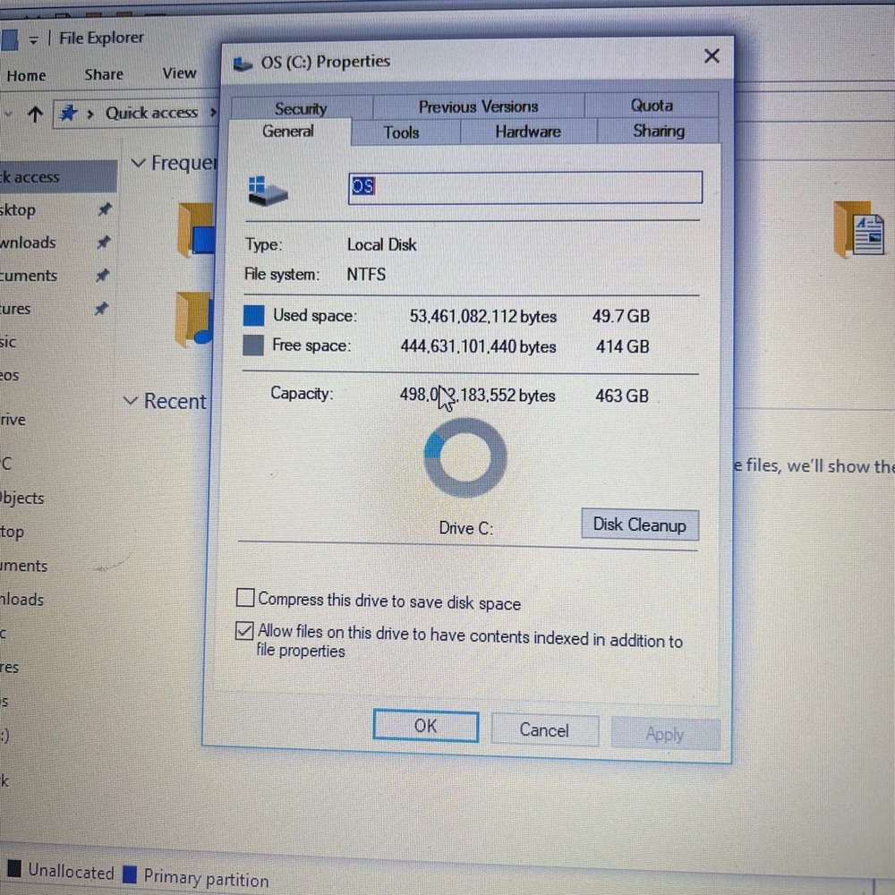 PC Dell Precision 3520 Windows 10 Pro 512gb 16gb Intel(R) Core(TM) 5-7440HQ CPU - Picture 9 of 9